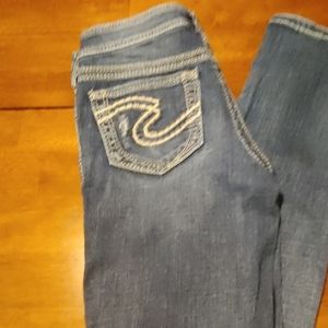Silver Aiko Straight Jeans